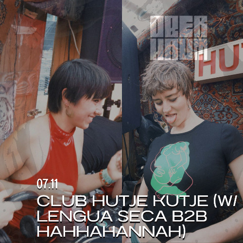 Lengua Seca b2b Hahhahannah on the OBERHAUM x Nachtkalender artwork